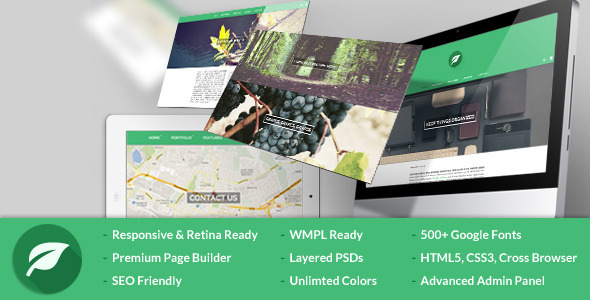 leaf themeforest wordpress