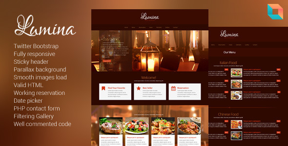 Tema Lumina de Themeforest