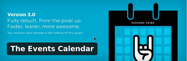 The events calendar wordpress